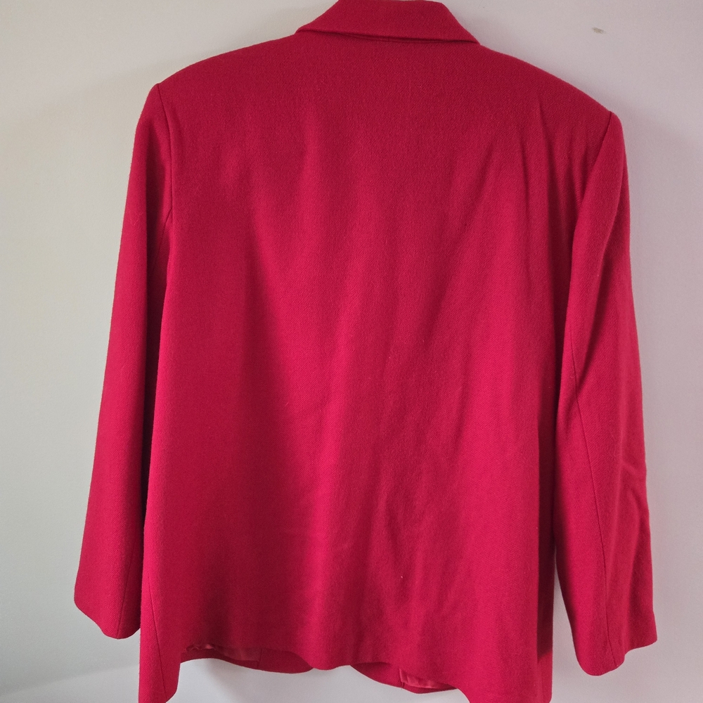Sag Harbor Vibrant Red Women's Blazer - Picture 5 of 5